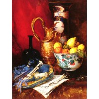 A Still Life with a Bowl of Fruit