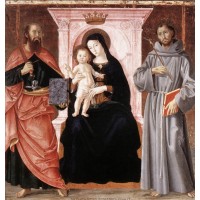 Madonna Enthroned with the Infant Christ and Saints