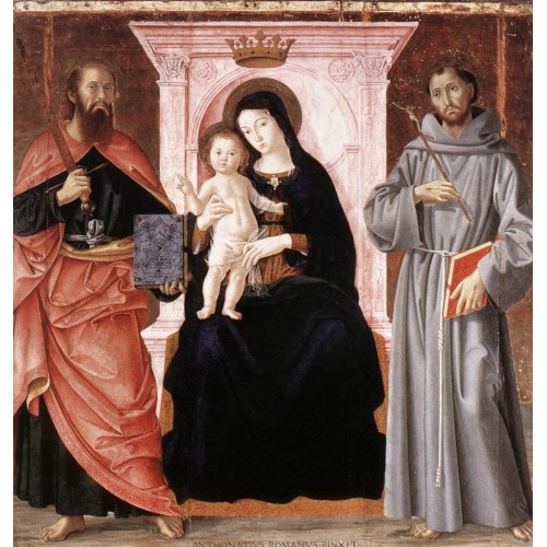 Madonna Enthroned with the Infant Christ and Saints