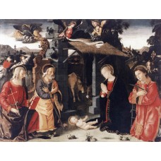 Nativity with Sts Lawrence and Andrew