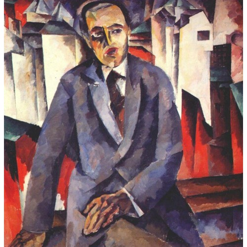 Portrait of the regisseur alexander tairov 1920