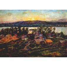 Sunset on the volga 1928