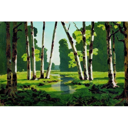 A birch grove 1879 1