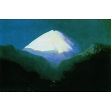 Elbrus moonlit night