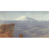 Fog in the mountains caucasus