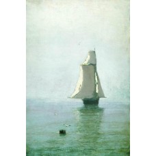 The sea with a sailing ship