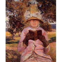 Madame Guillaumin Reading