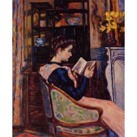 Mademoiselle Guillaumin Reading