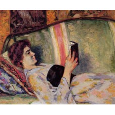 Portrait of Marguerite Guillaumin Reading