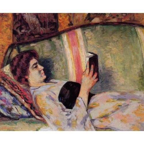 Portrait of Marguerite Guillaumin Reading