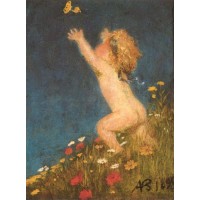 Putto and Butterfly