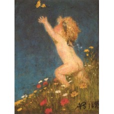 Putto and Butterfly