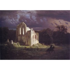 Ruins in a Moonlit Landscape