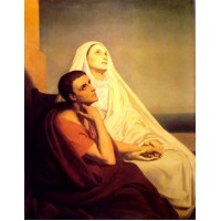 Saint Monique and Saint Augustine