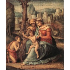 Madonna with Child St Elisabeth and the Infant St John the 