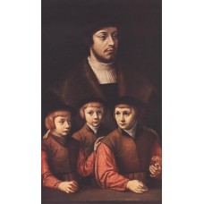 Portrait of a Man with Three Sons
