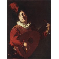 Lute Playing Young