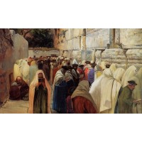 Jews at the Wailing Wall