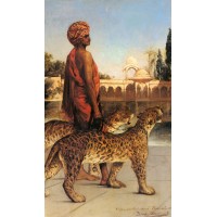 The Place Guard with Two Leopards