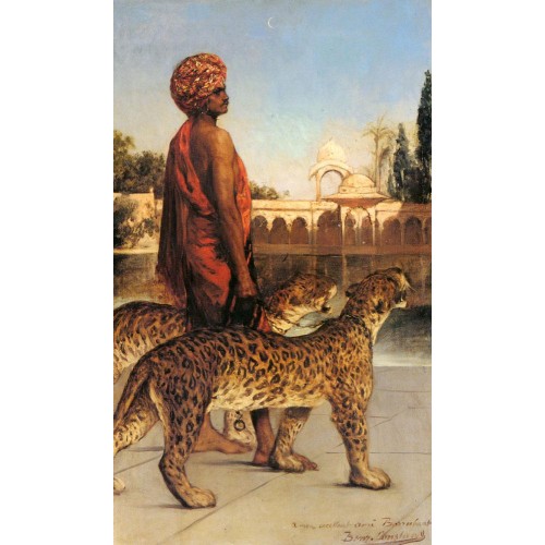 The Place Guard with Two Leopards