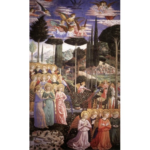 Angels Worshipping (left side)
