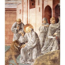 St Jerome Pulling a Thorn from a Lion's Paw