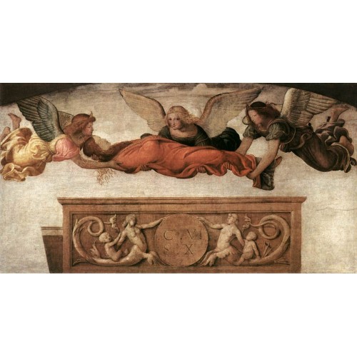 St Catherine Carried to her Tomb by Angels