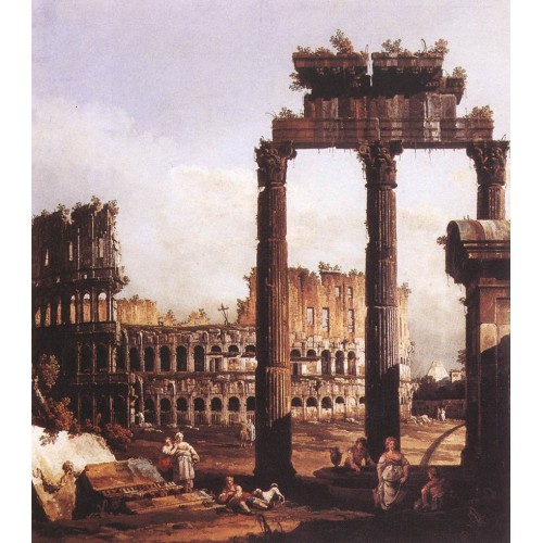 Capriccio with the Colosseum