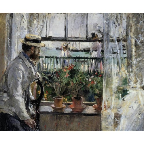 Eugene Manet (the Artist's Husband)  on the Isle of Wight