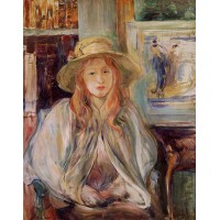 Girl in a Straw Hat