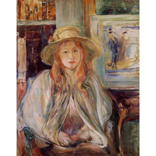 Girl in a Straw Hat