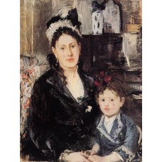 Portrait of Maria Boursier and Her Daughter