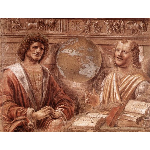 Heraclitus and Democritus