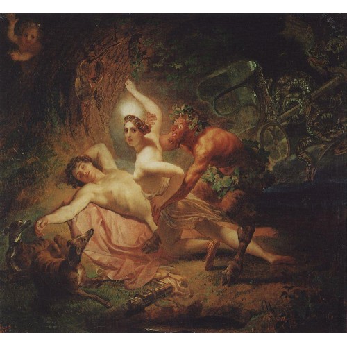 Diana endymion and satyr