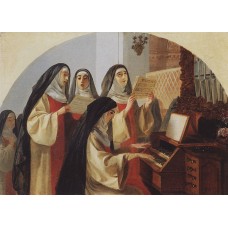 Nuns convent of the sacred heart in rome