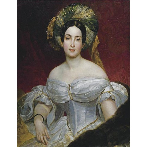 Portrait of aurora demidova 1838