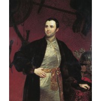 Portrait of m a obolensky 1846