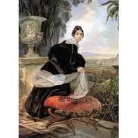 Portrait of princess ye p saltykova 1835