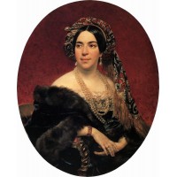 Portrait of princess z a volkonskaya