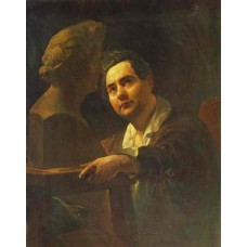 Portrait of sculptor i p vitaly 1837