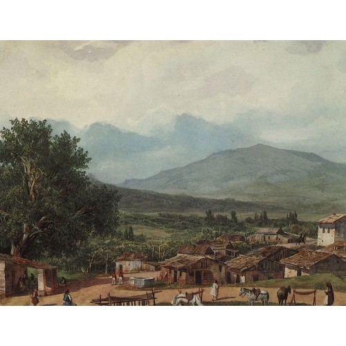 Village of san rocco near the town of corfu