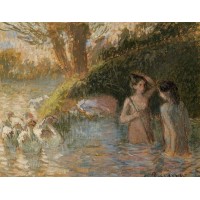 Bathing Goose Maidens