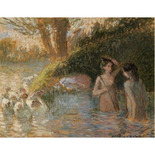 Bathing Goose Maidens