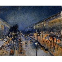 Boulevard Montmartre Night Effect