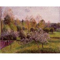 Flowering Apple Trees at Eragny 2