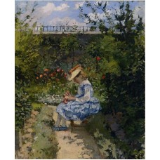 Jeanne in the Garden Pontoise