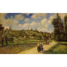 Landscape near Pontoise the Auvers Road