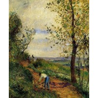 Landscape with a Man Digging