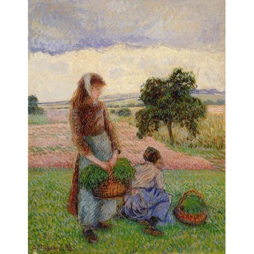 Peasant Woman Carrying a Basket