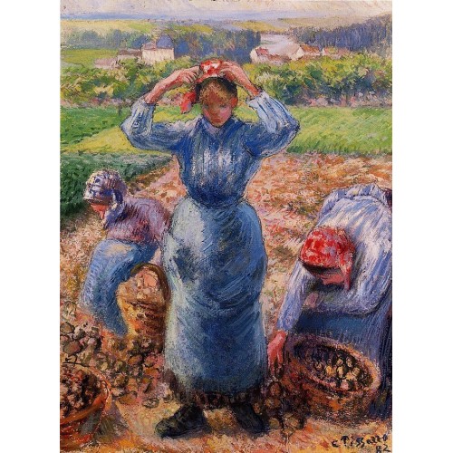 Peasants Harvesting Potatoes